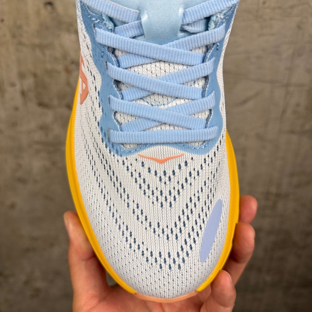 HOKA One One Bondi 8 Wide Women's Size 8D Ice Water Yellow Running Shoes NIB - Picture 6 of 16